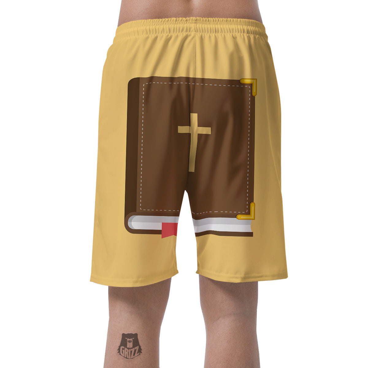 Holy Bible Christian Print Men's Shorts-grizzshop