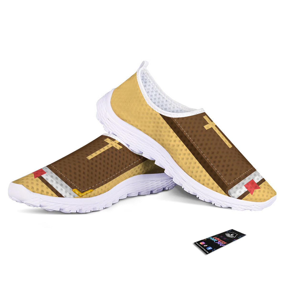 Holy Bible Christian Print Nurse Shoes-grizzshop