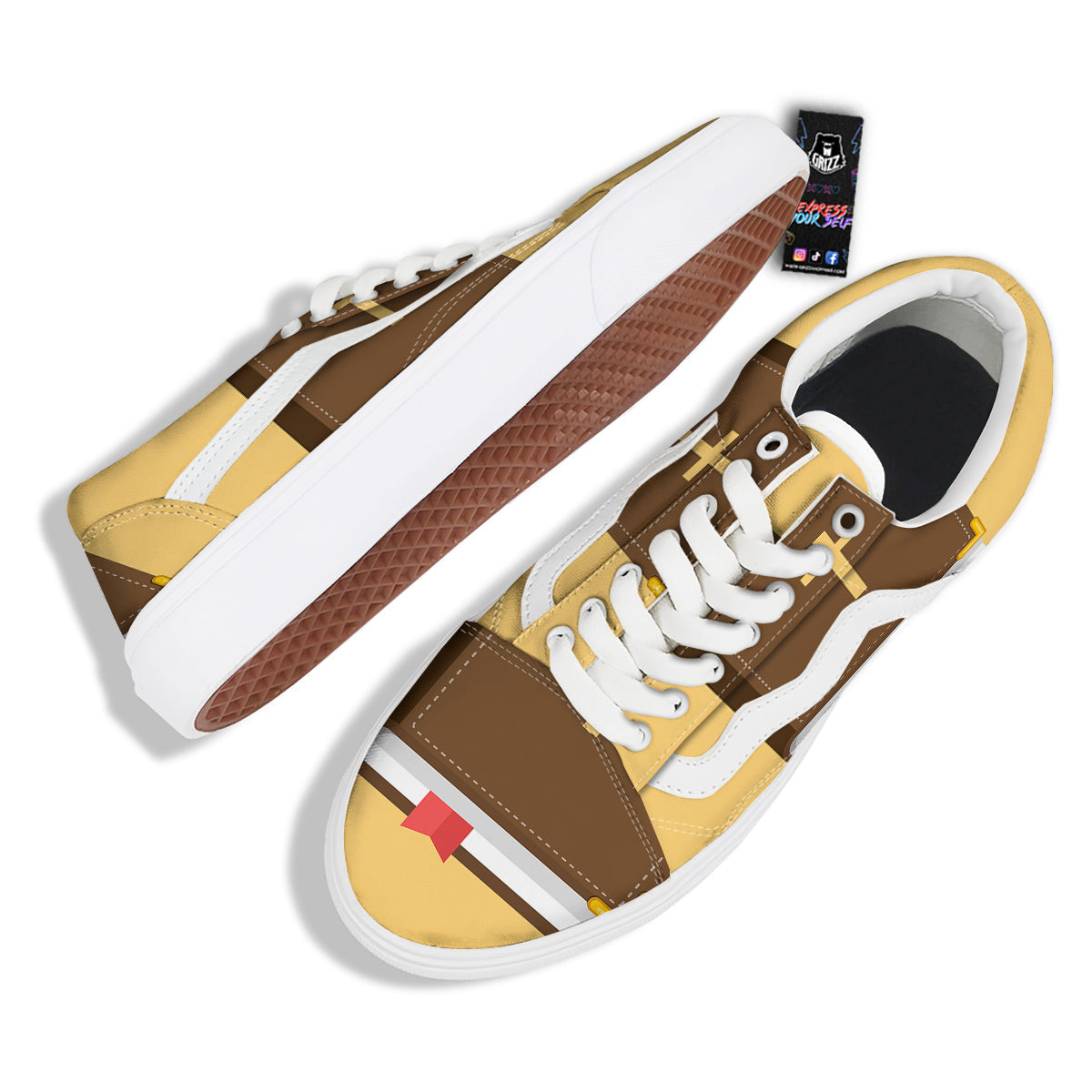 Holy Bible Christian Print Skate Shoes-grizzshop