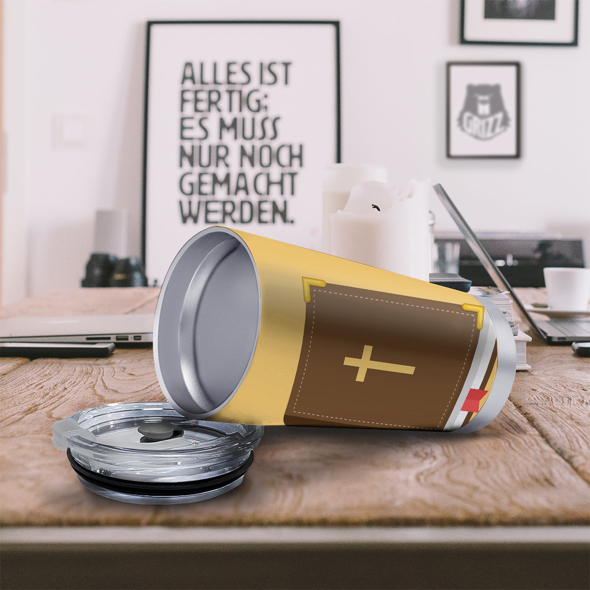Holy Bible Christian Print Tumbler-grizzshop