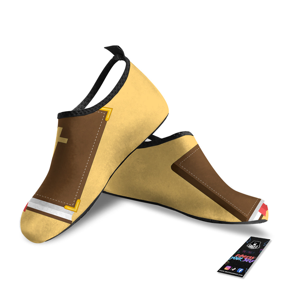 Holy Bible Christian Print Water Shoes-grizzshop