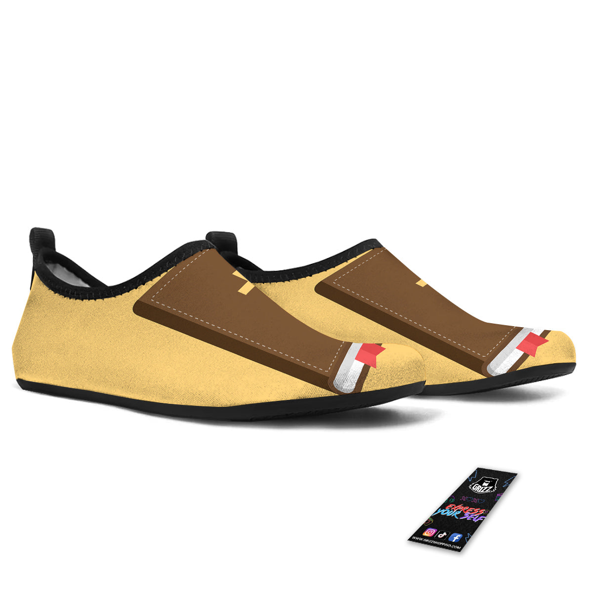 Holy Bible Christian Print Water Shoes-grizzshop