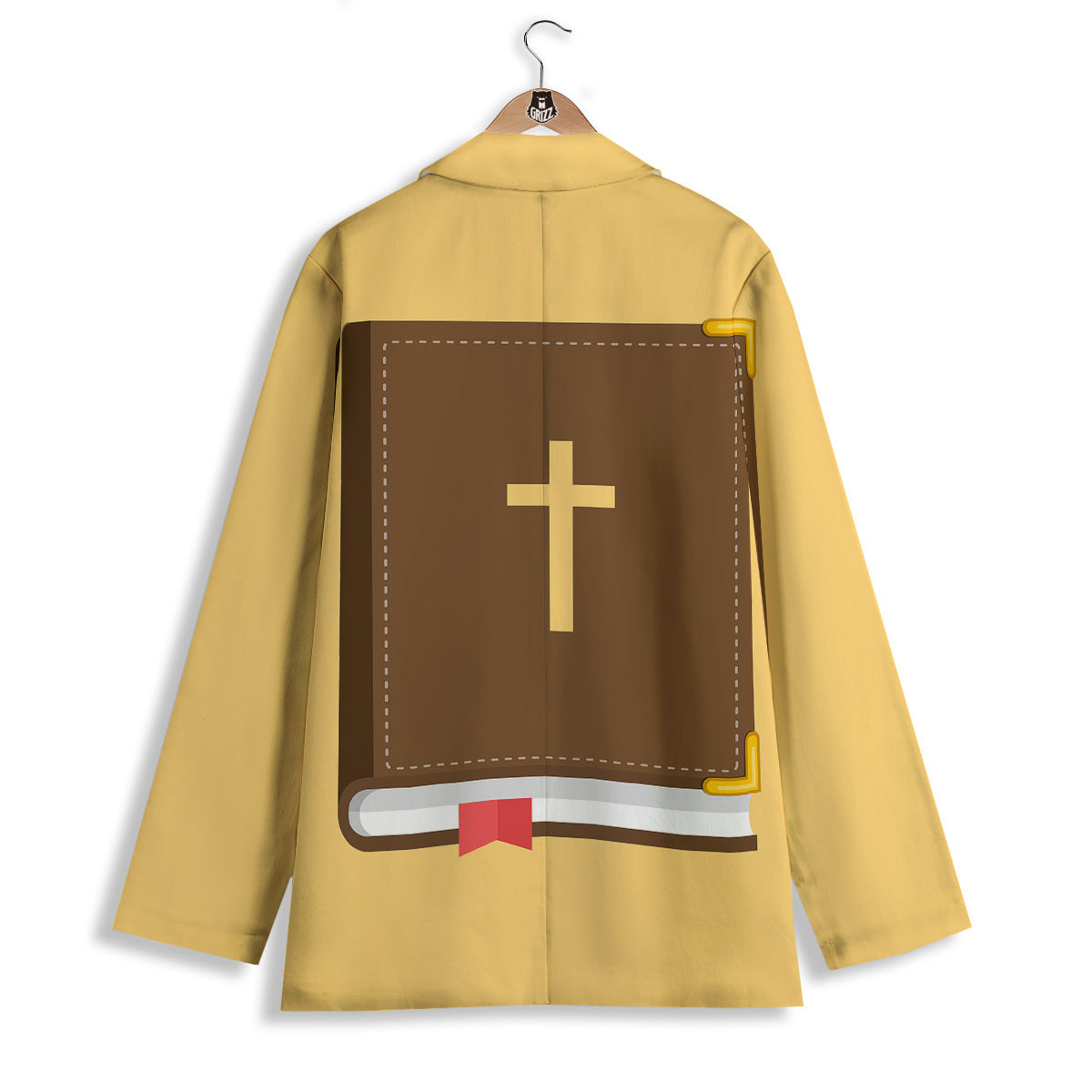 Holy Bible Christian Print Women's Blazer-grizzshop