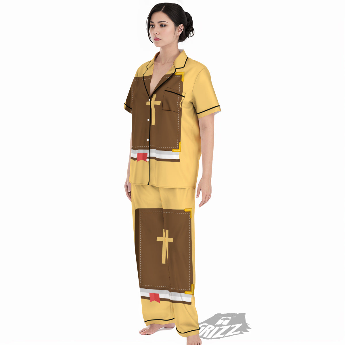 Holy Bible Christian Print Women's Pajamas Set-grizzshop