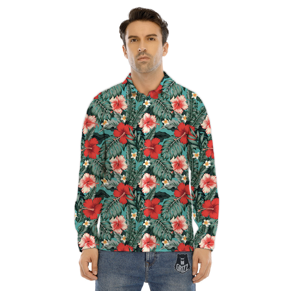 Holy Bible Purple Print Pattern Men's Dress Shirts-grizzshop