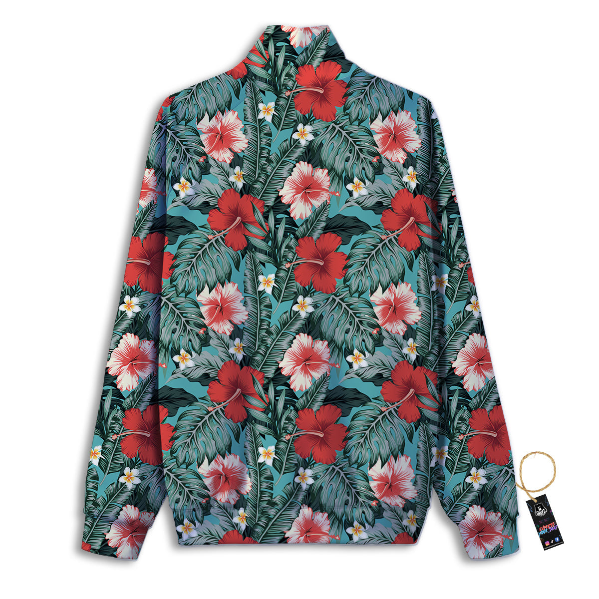 Holy Bible Purple Print Pattern Track Jacket-grizzshop