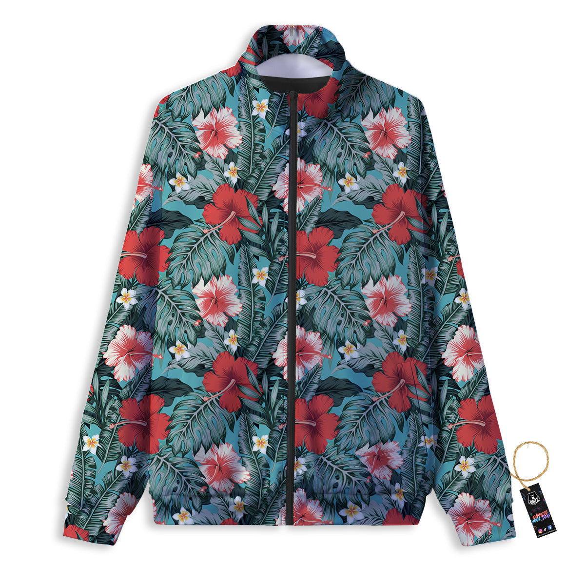 Holy Bible Purple Print Pattern Track Jacket-grizzshop