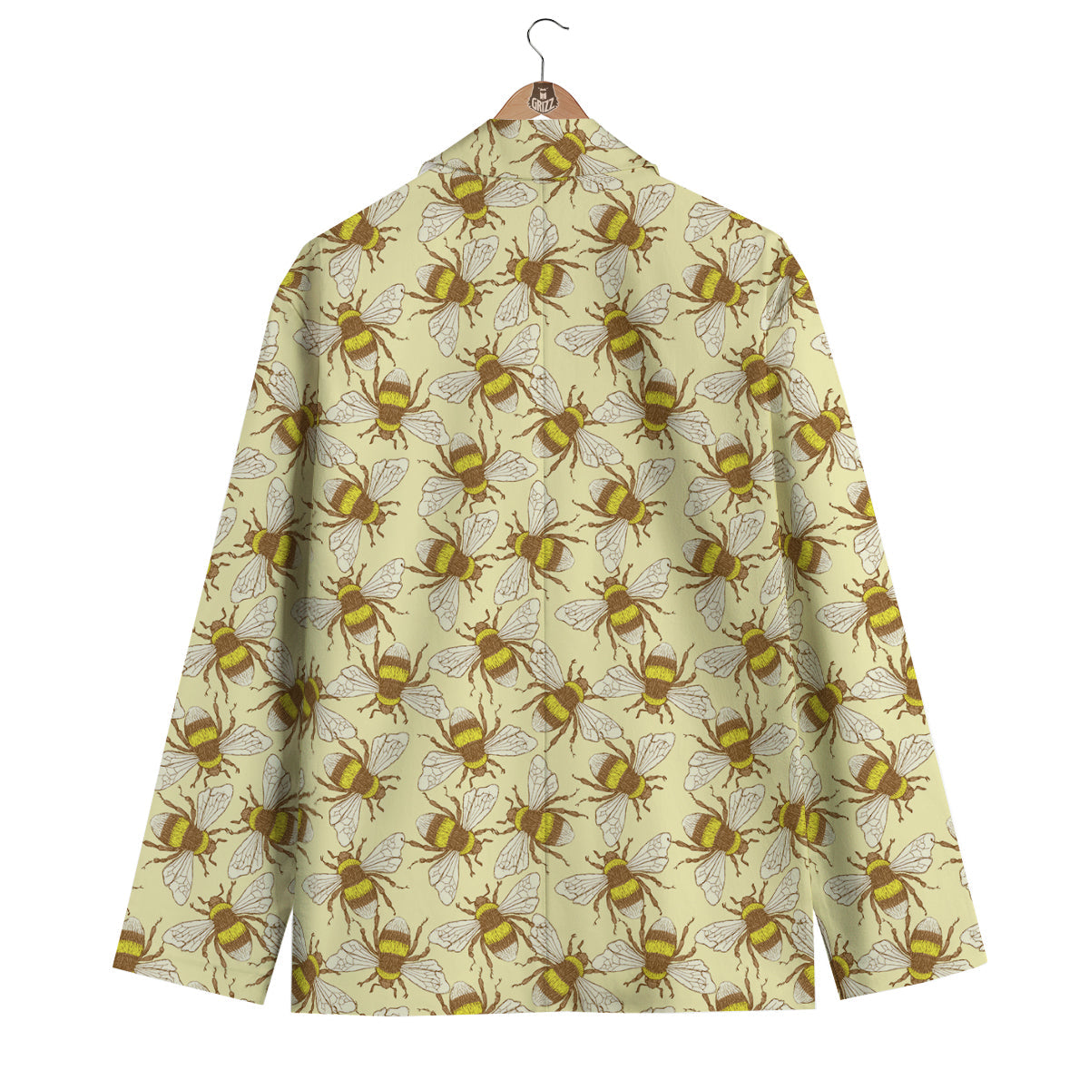 Honey Bee Gifts Pattern Print Men's Blazer-grizzshop