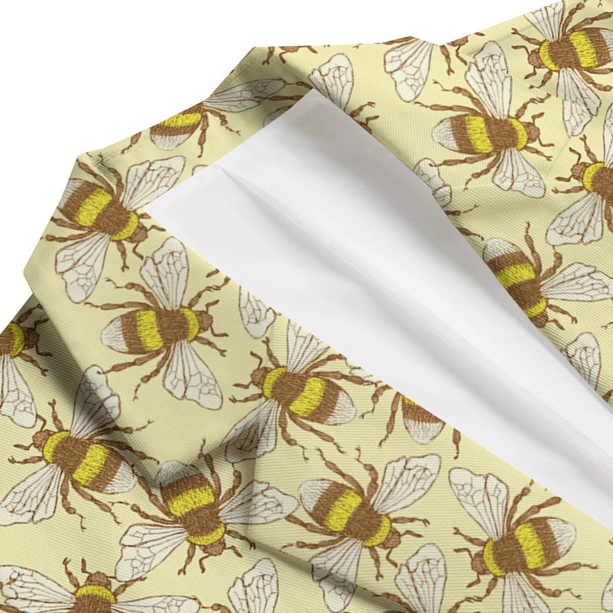 Honey Bee Gifts Pattern Print Men's Blazer-grizzshop