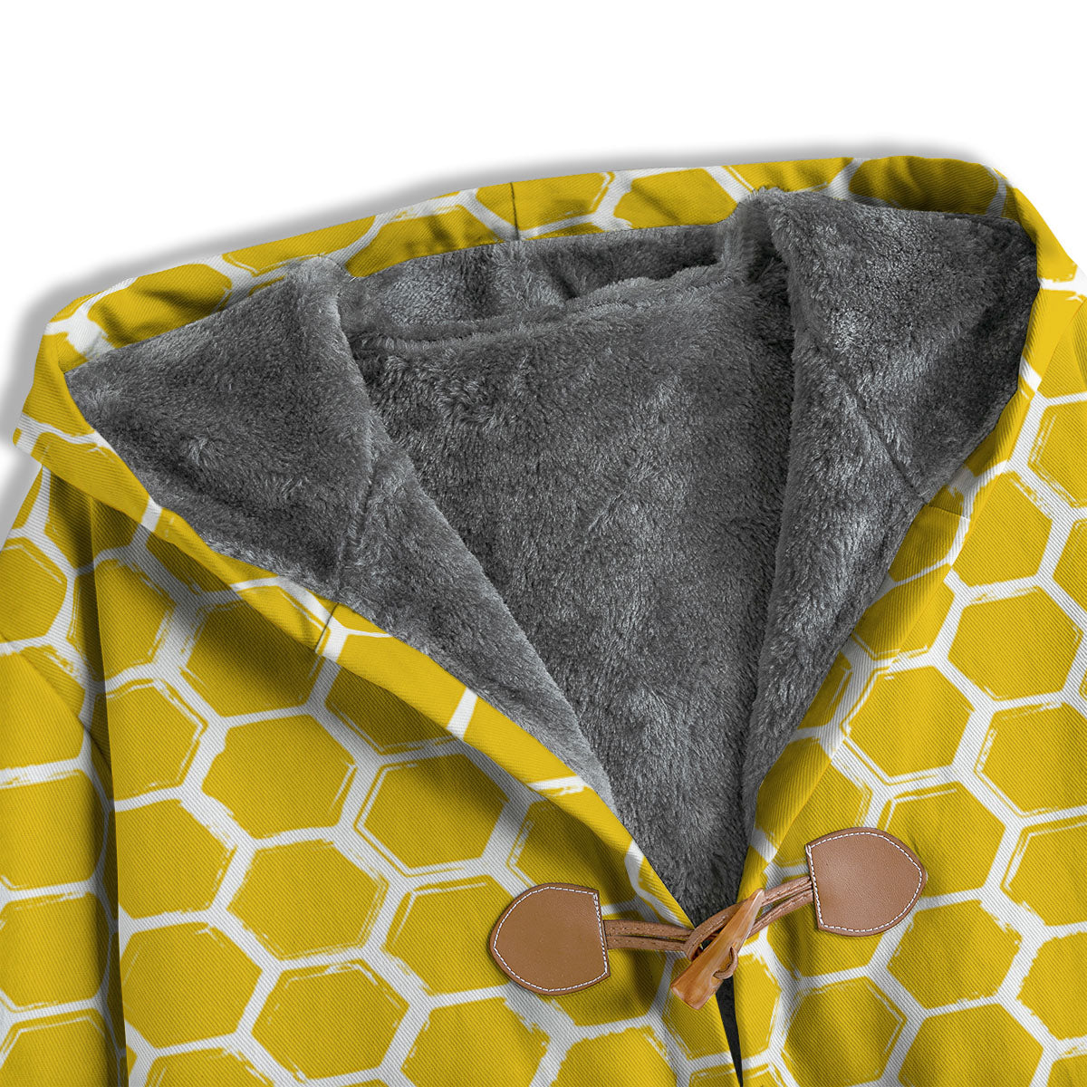 Honeycomb Print Pattern Men's Windbreaker Jacket-grizzshop