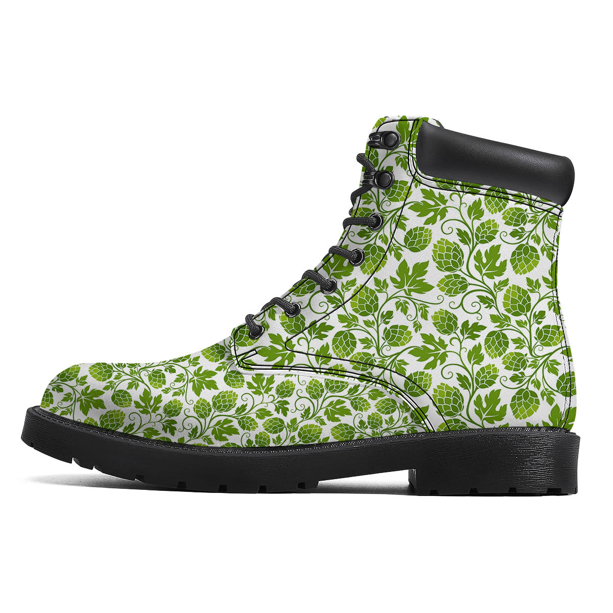 Hop Cone Cartoon Print Pattern Boots-grizzshop