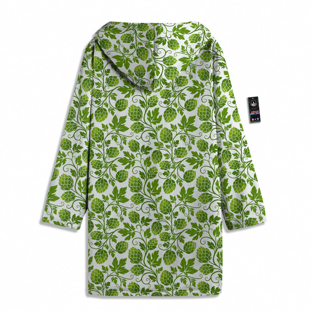 Hop Cone Cartoon Print Pattern Men's Windbreaker Jacket-grizzshop