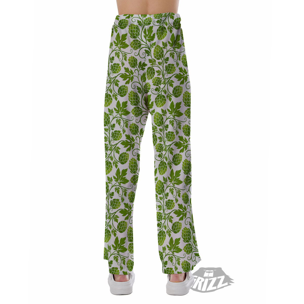 Hop Cone Cartoon Print Pattern Pajama Pants-grizzshop