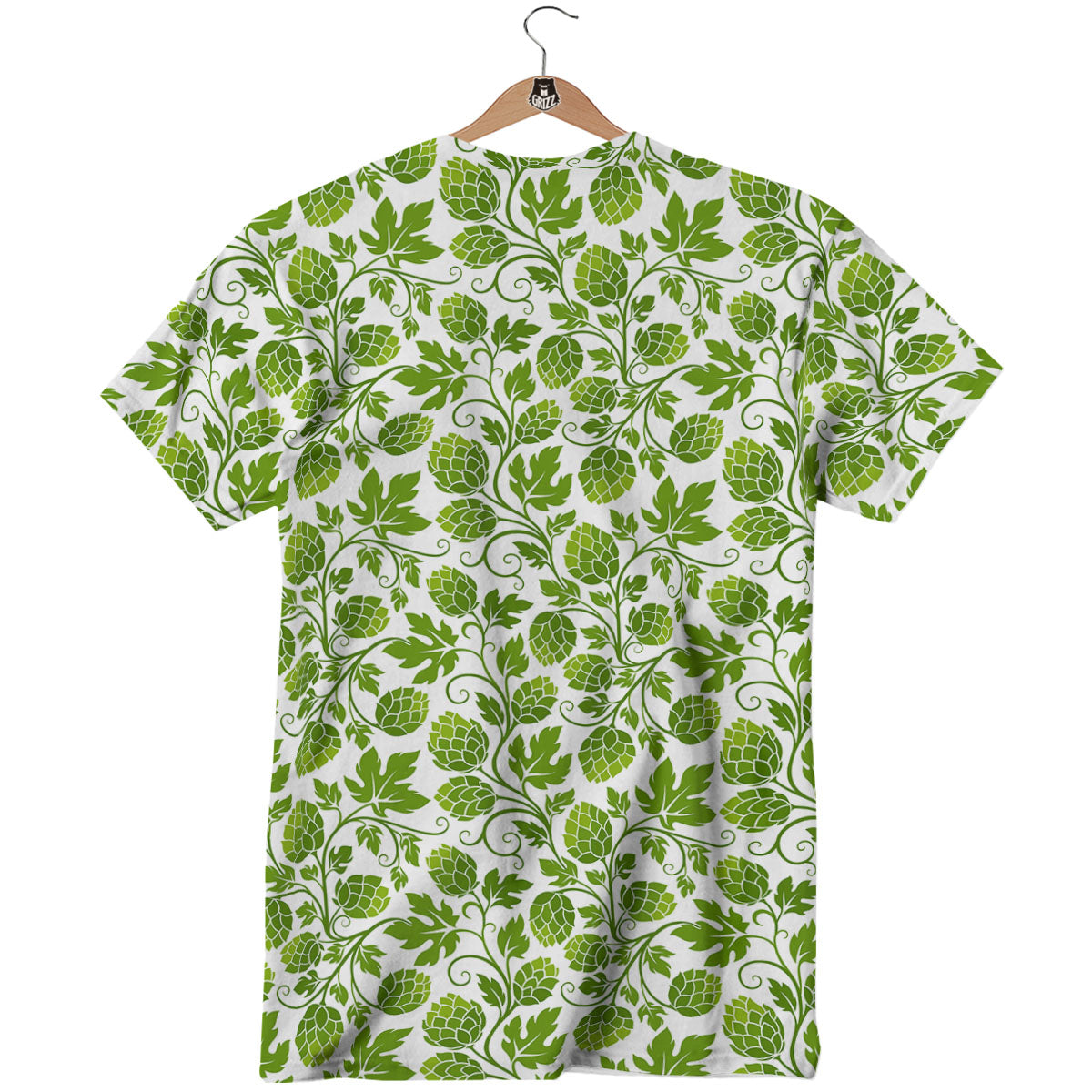 Hop Cone Cartoon Print Pattern T-Shirt-grizzshop