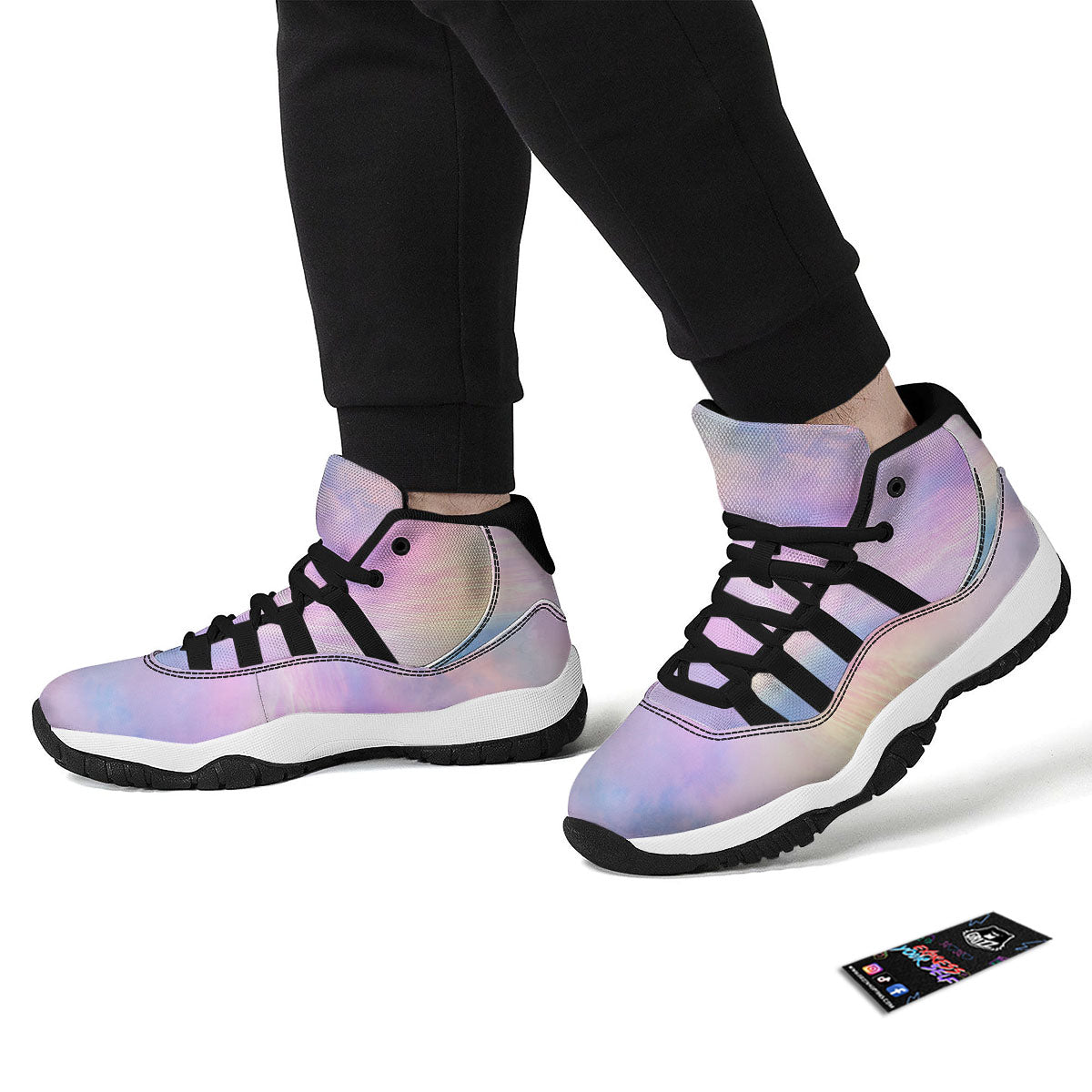 Hop Cone Cute Print Pattern Black Bball Shoes-grizzshop
