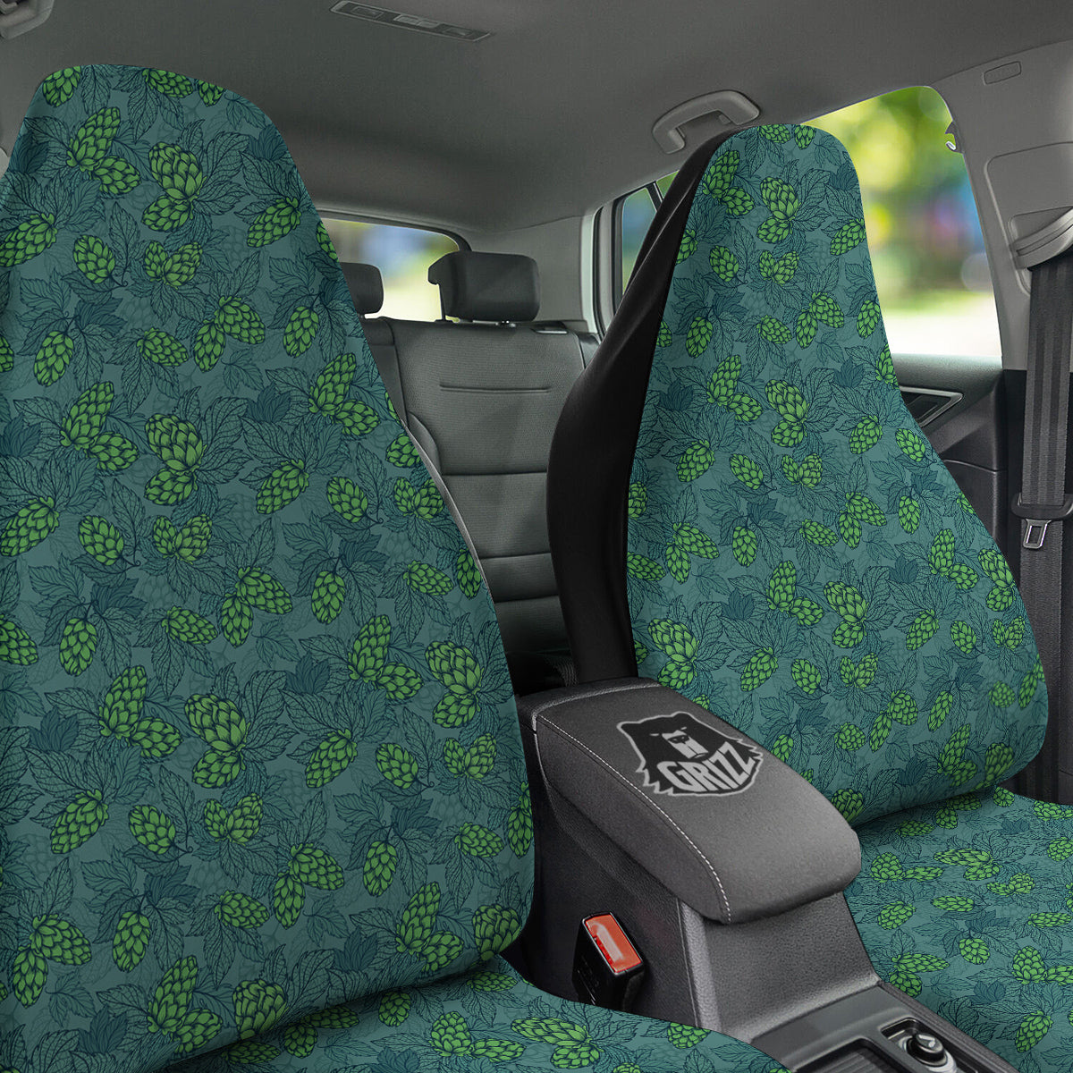 Hop Cone Cute Print Pattern Car Seat Covers-grizzshop