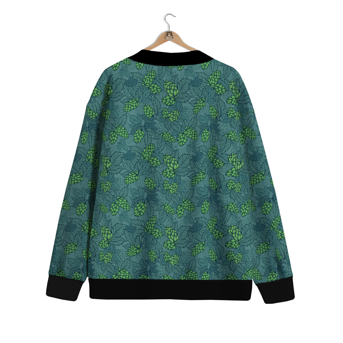 Hop Cone Cute Print Pattern Cardigan-grizzshop