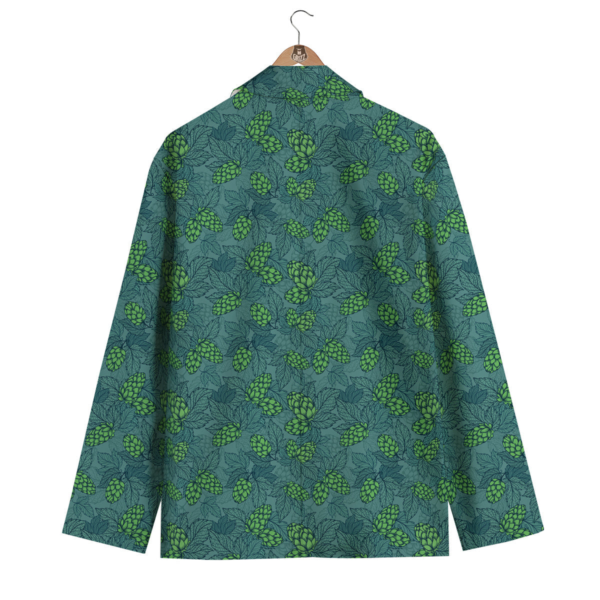 Hop Cone Cute Print Pattern Men's Blazer-grizzshop