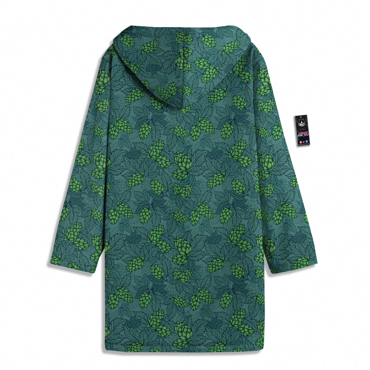 Hop Cone Cute Print Pattern Men's Windbreaker Jacket-grizzshop