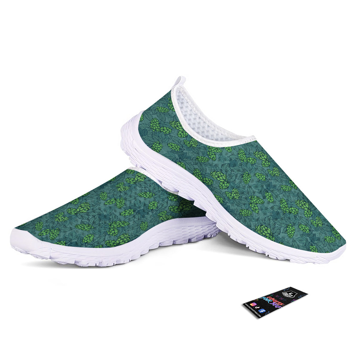Hop Cone Cute Print Pattern Nurse Shoes-grizzshop