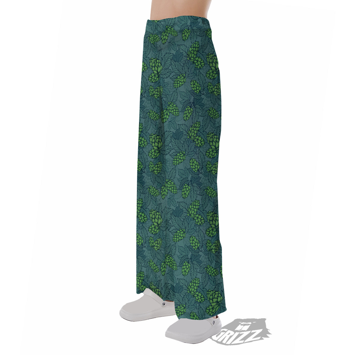 Hop Cone Cute Print Pattern Pajama Pants-grizzshop