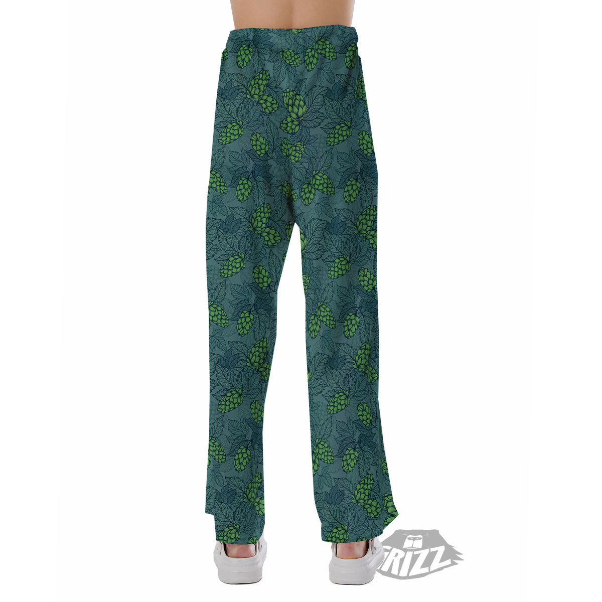 Hop Cone Cute Print Pattern Pajama Pants-grizzshop