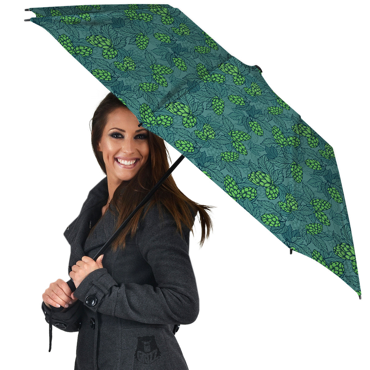 Hop Cone Cute Print Pattern Umbrella-grizzshop