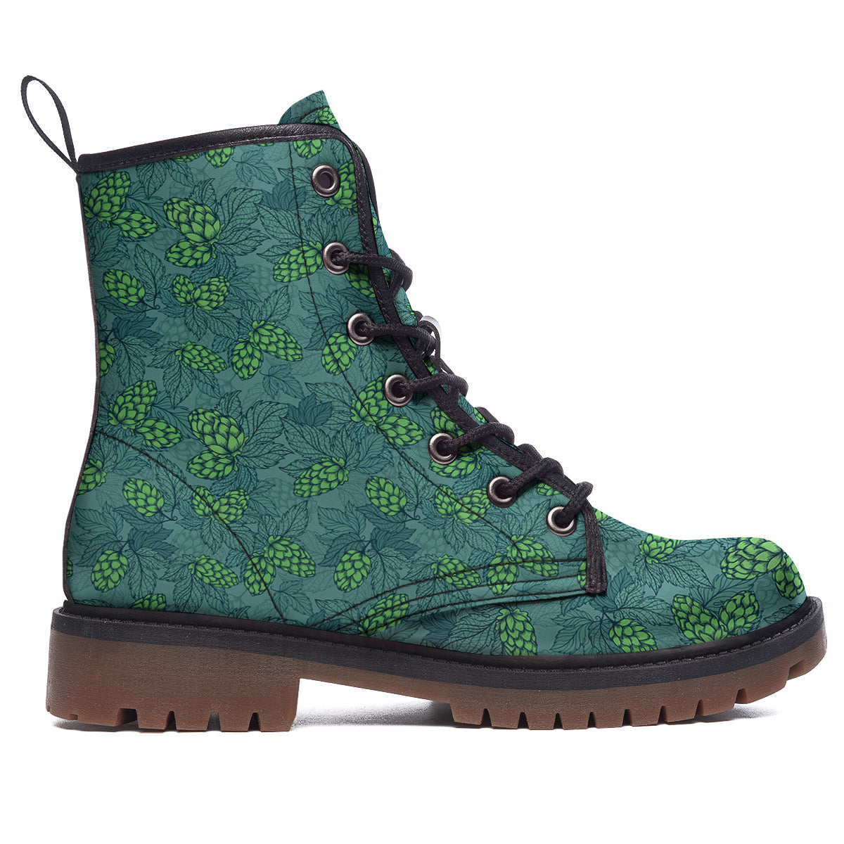 Hop Cone Cute Print Pattern Work Boots-grizzshop