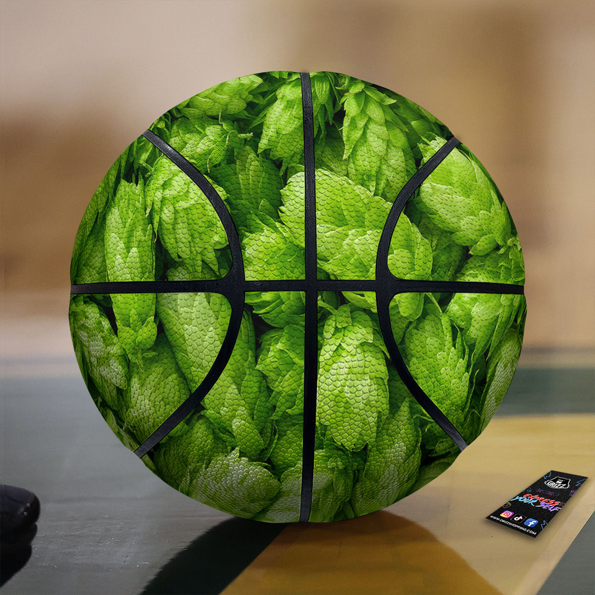 Hop Cone Fresh Print Basketball-grizzshop