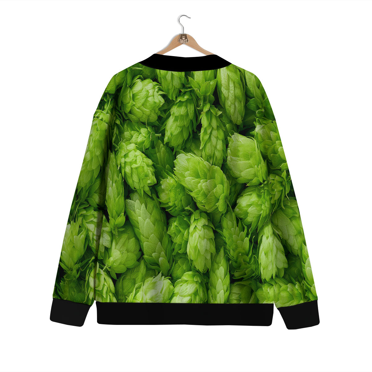 Hop Cone Fresh Print Cardigan-grizzshop