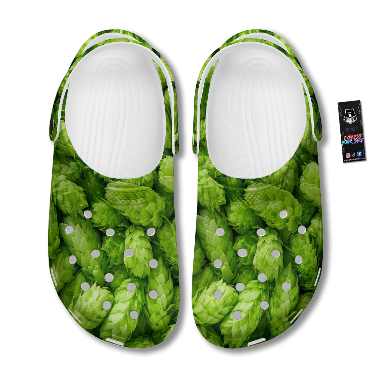 Hop Cone Fresh Print Clog-grizzshop