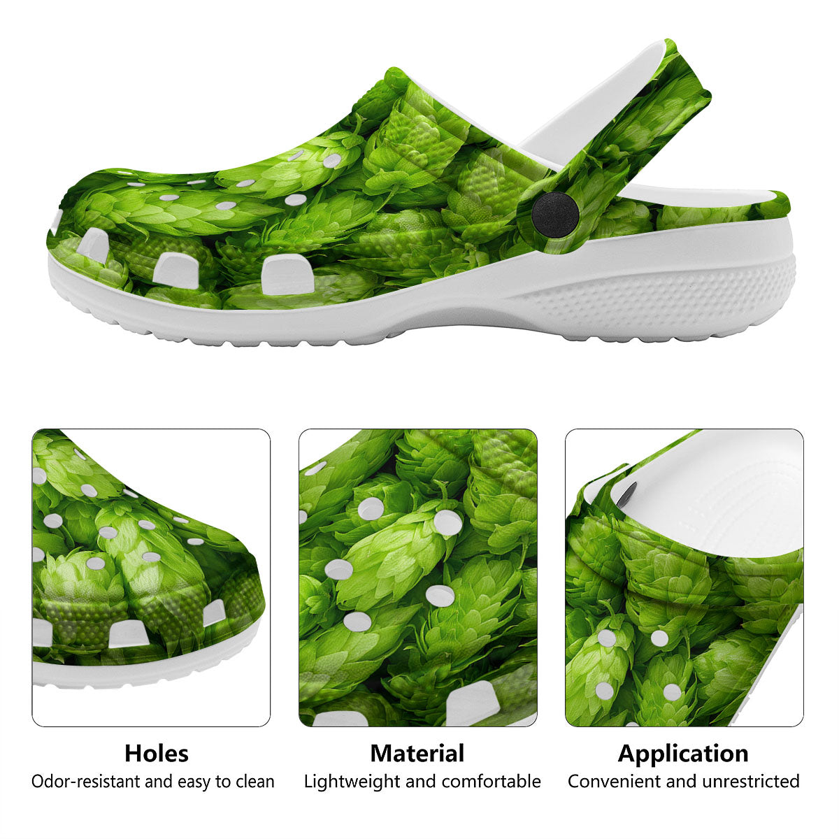 Hop Cone Fresh Print Clog-grizzshop
