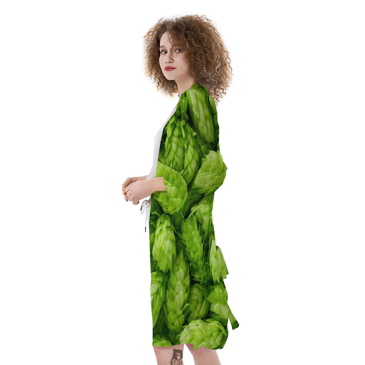 Hop Cone Fresh Print Kimono-grizzshop