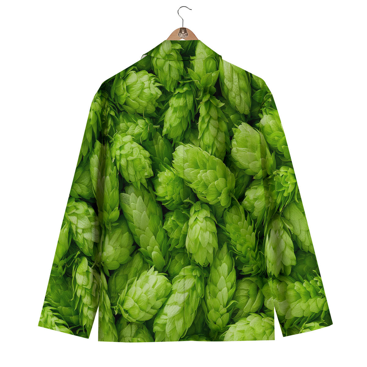 Hop Cone Fresh Print Men's Blazer-grizzshop