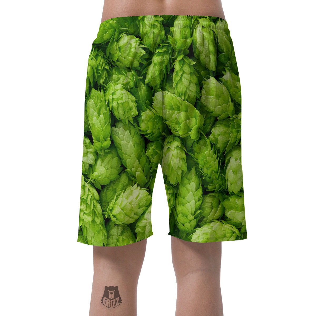 Hop Cone Fresh Print Men's Shorts-grizzshop