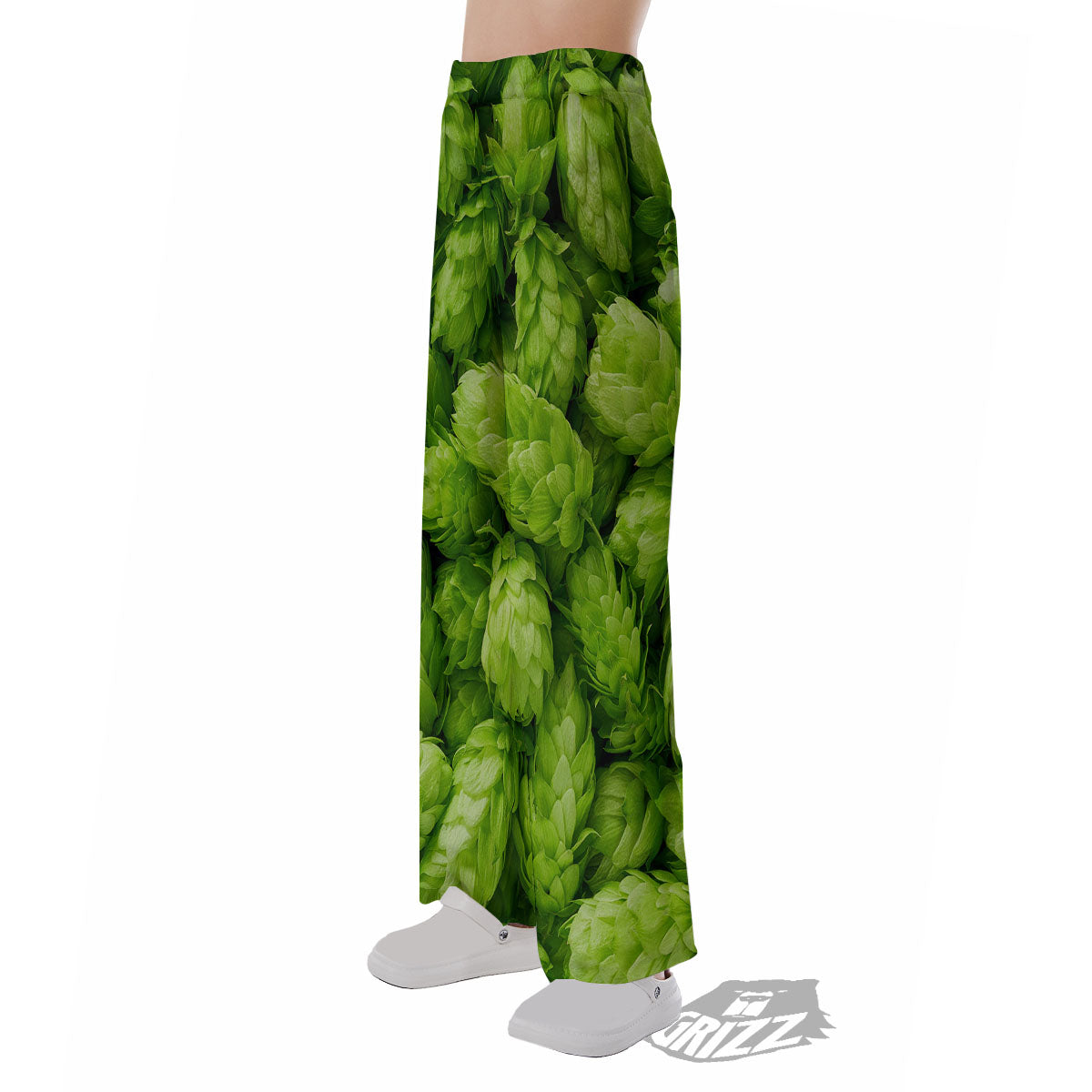 Hop Cone Fresh Print Pajama Pants-grizzshop