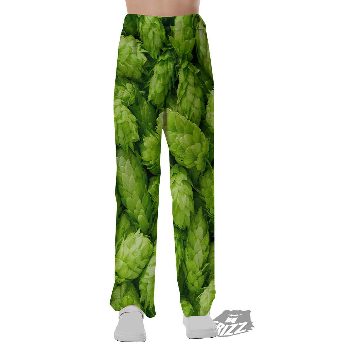 Hop Cone Fresh Print Pajama Pants-grizzshop
