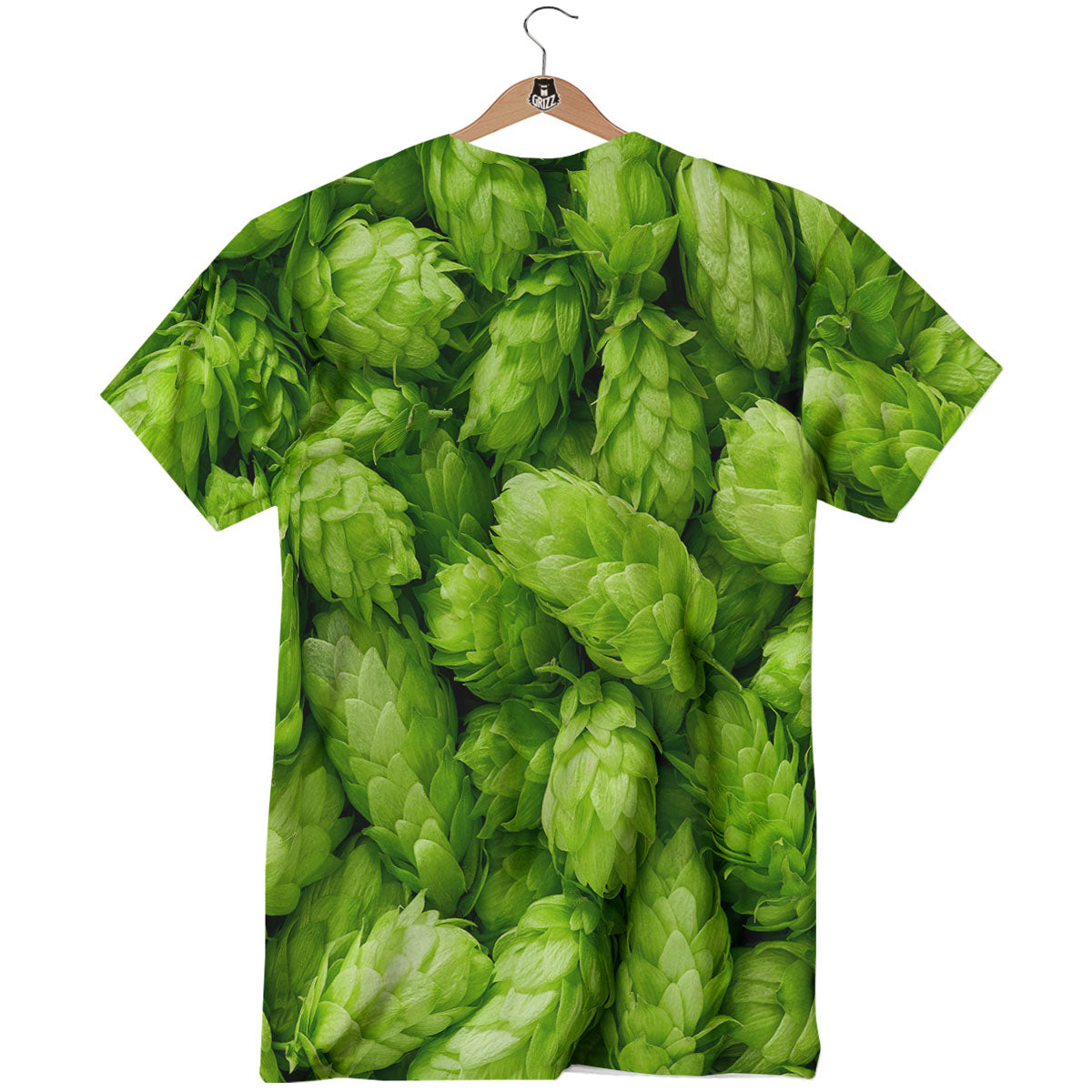 Hop Cone Fresh Print T-Shirt-grizzshop
