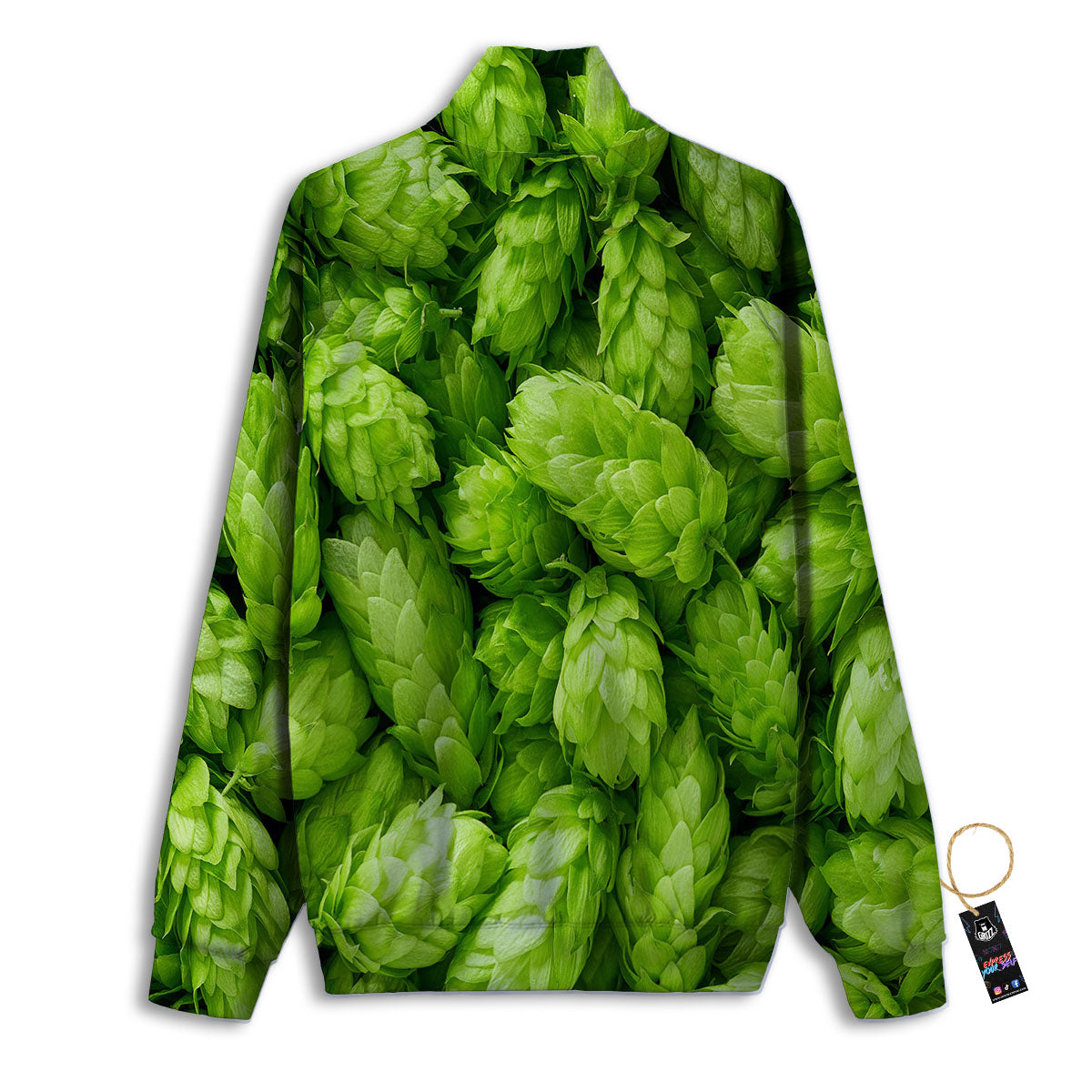Hop Cone Fresh Print Track Jacket-grizzshop