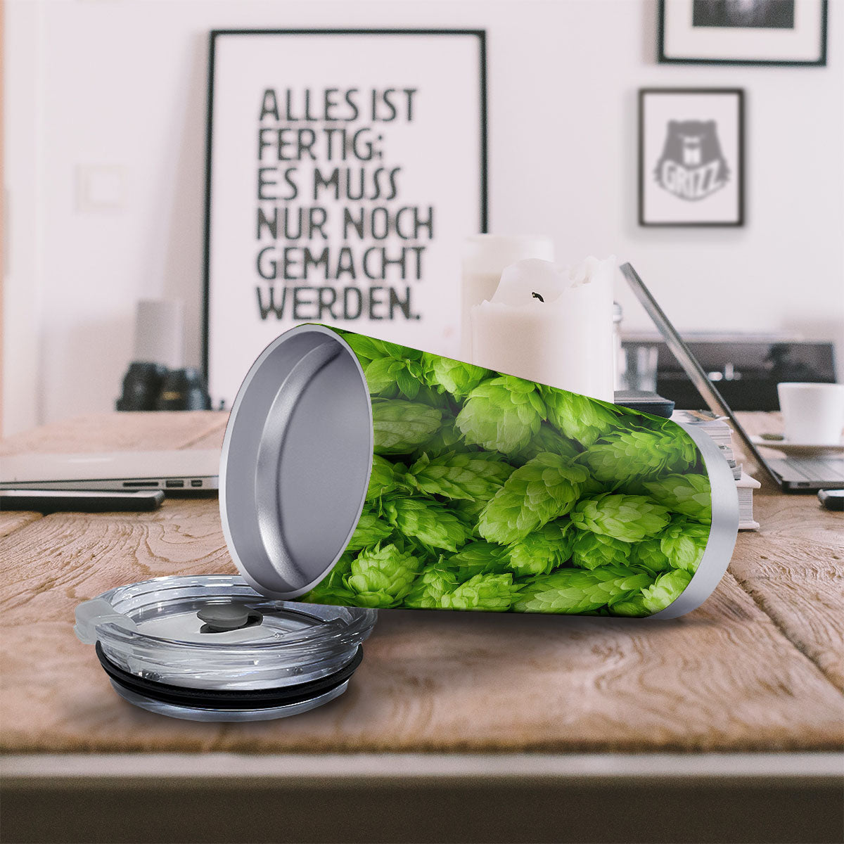 Hop Cone Fresh Print Tumbler-grizzshop