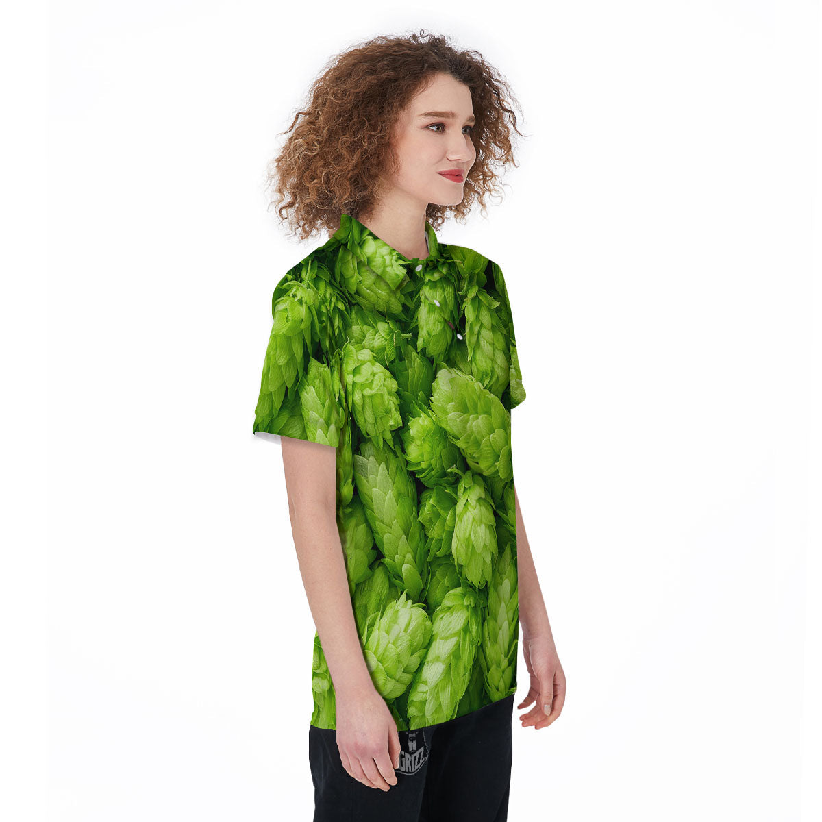 Hop Cone Fresh Print Women's Golf Shirts-grizzshop