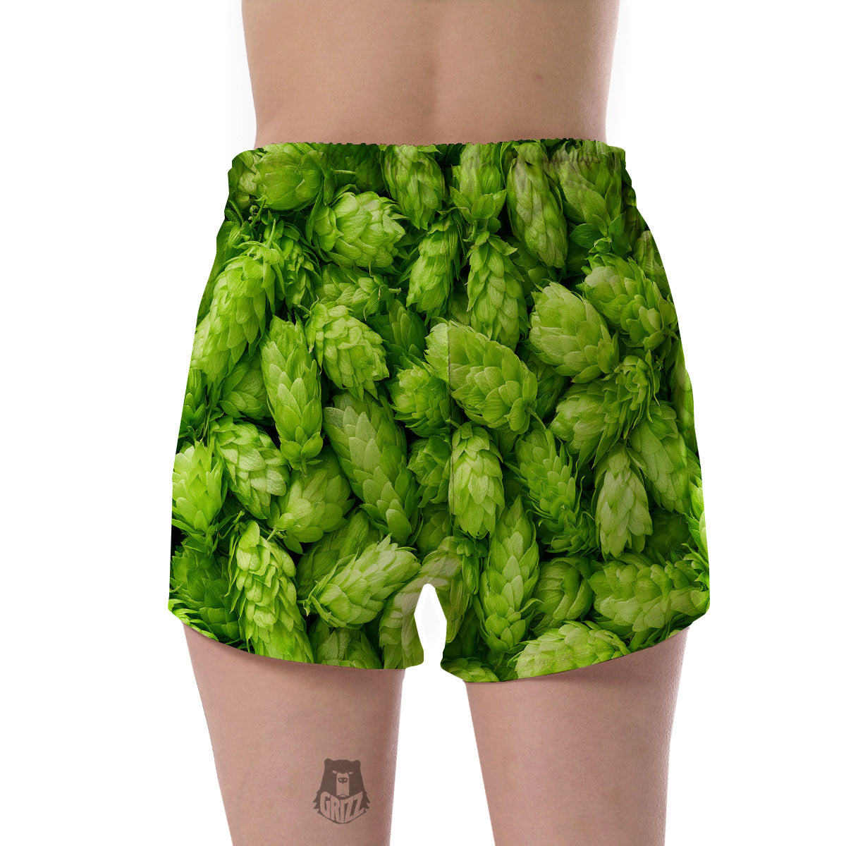 Hop Cone Fresh Print Women's Shorts-grizzshop