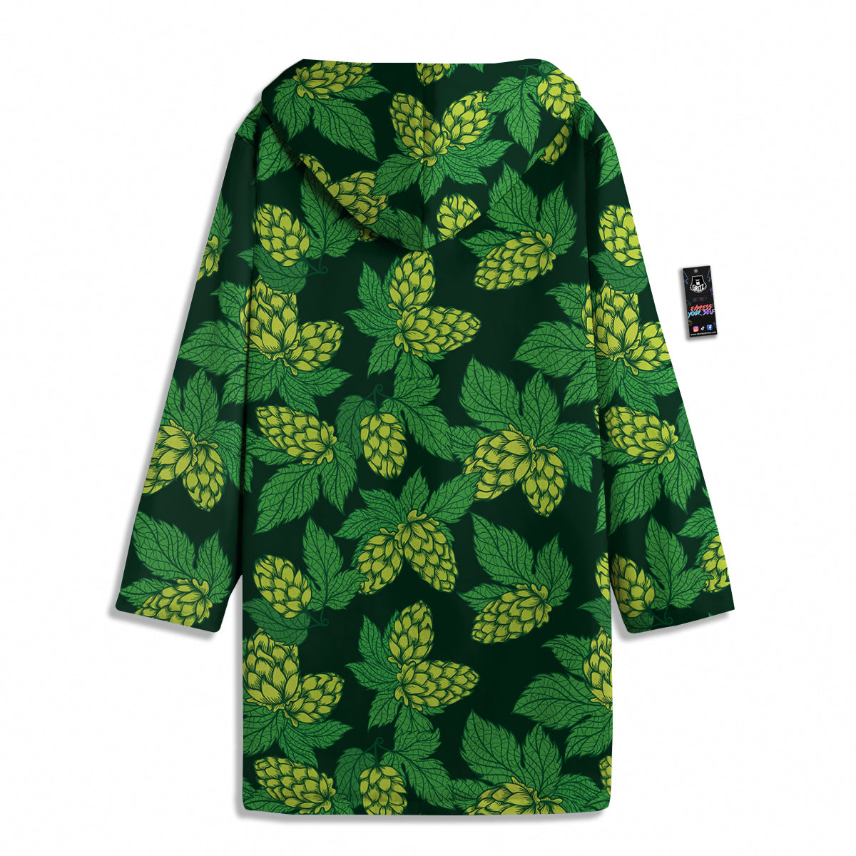 Hop Cone Vintage Print Pattern Men's Windbreaker Jacket-grizzshop