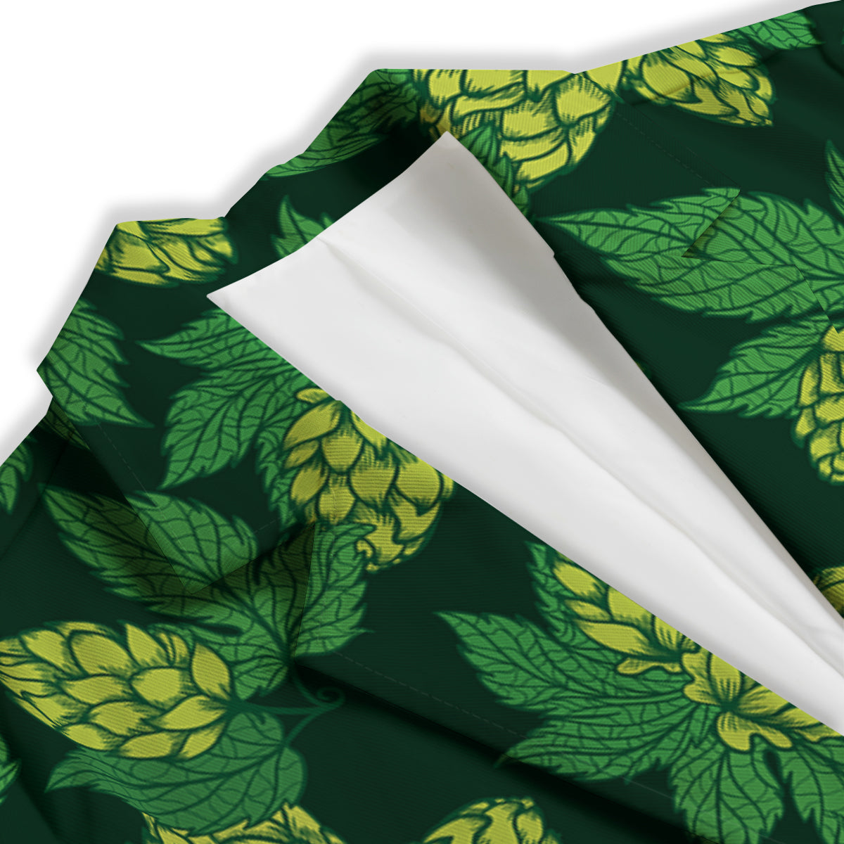 Hop Cone Vintage Print Pattern Women's Blazer-grizzshop