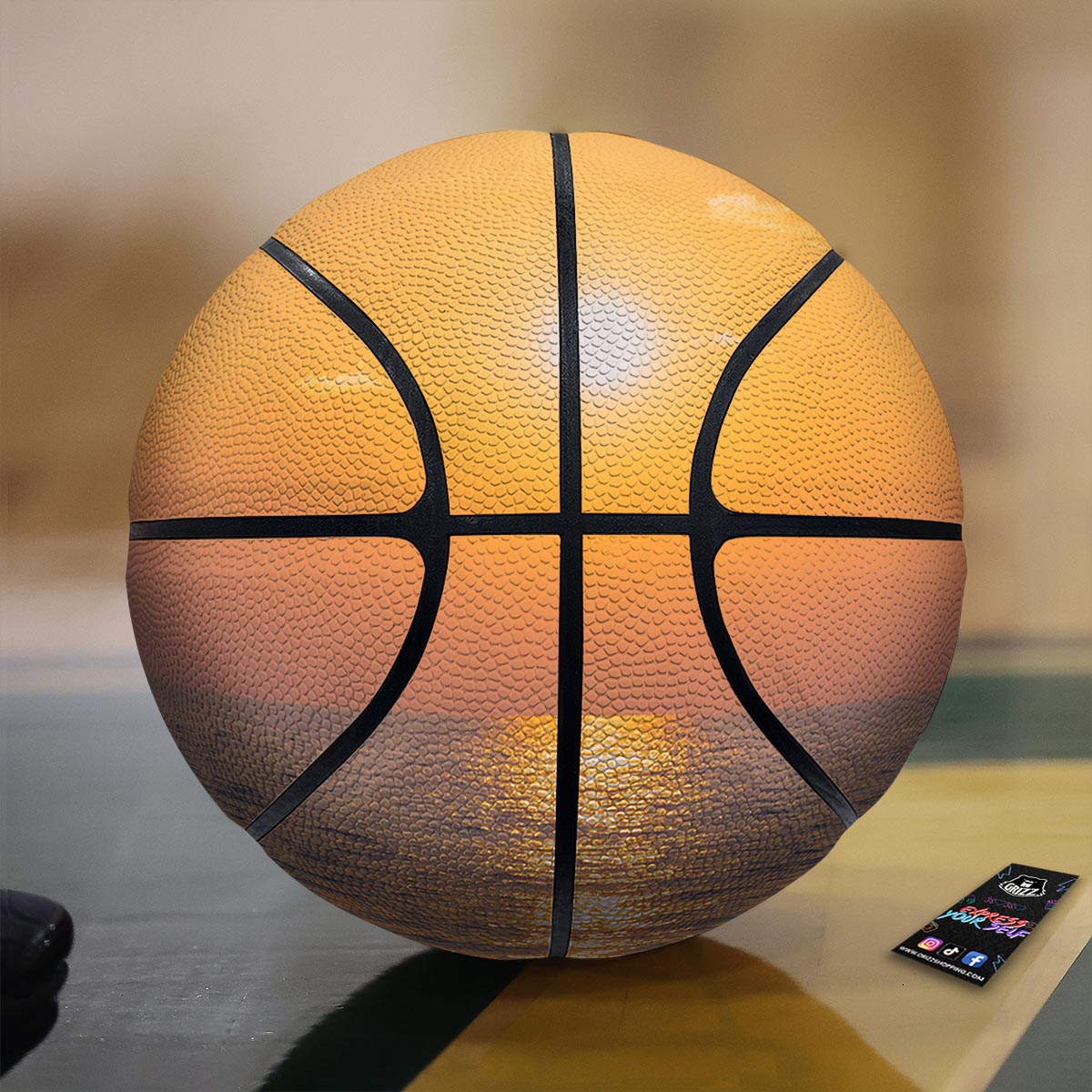 Horizon Sunrise Print Basketball