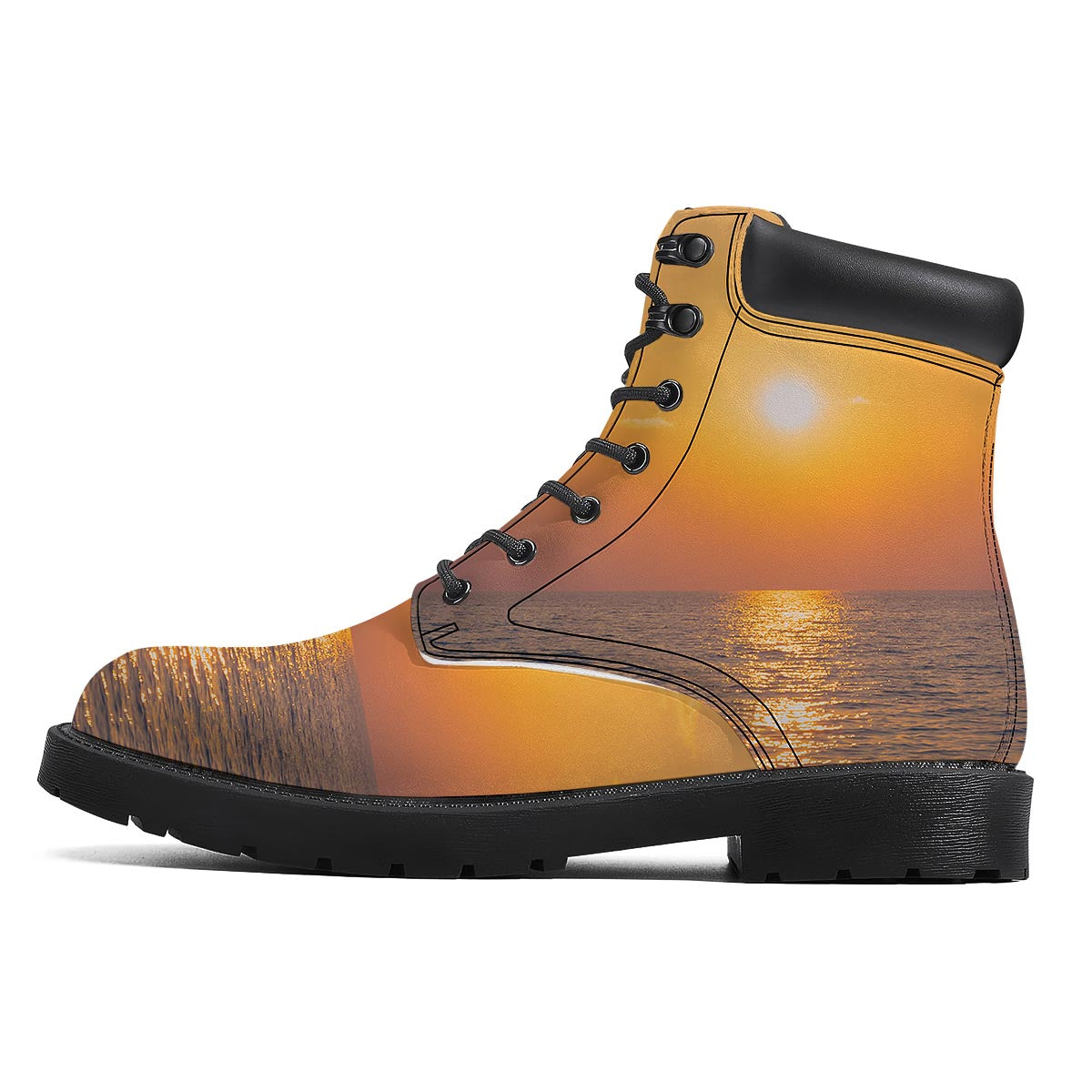 Horizon Sunrise Print Boots-grizzshop