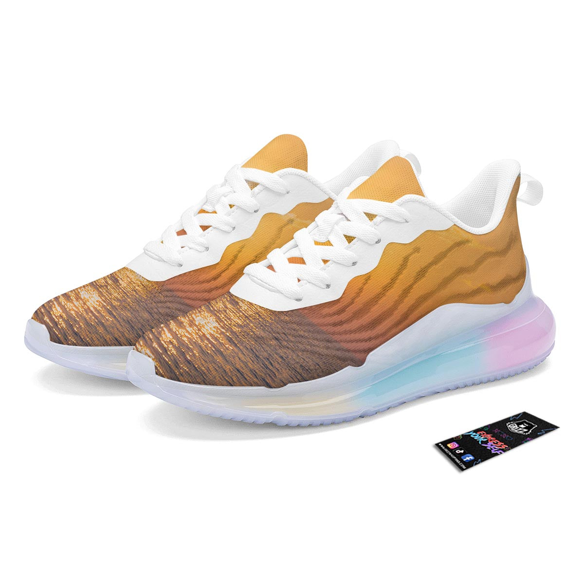 Horizon Sunrise Print Running Sneakers-grizzshop