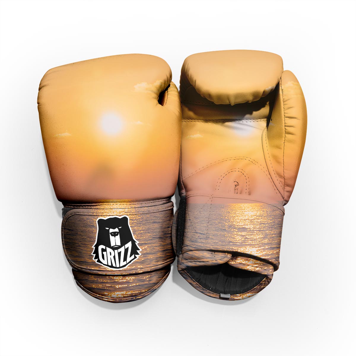 Horizon Sunrise Print Pro Boxing Glove