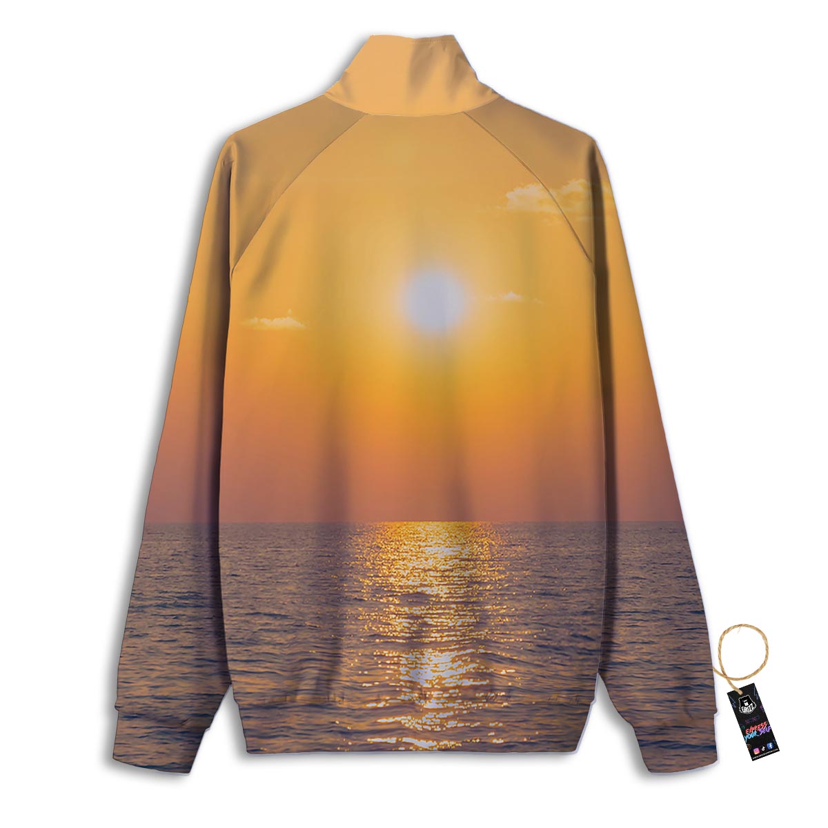 Horizon Sunrise Print Track Jacket-grizzshop