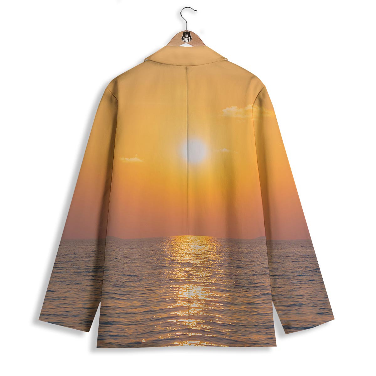 Horizon Sunrise Print Women's Blazer-grizzshop